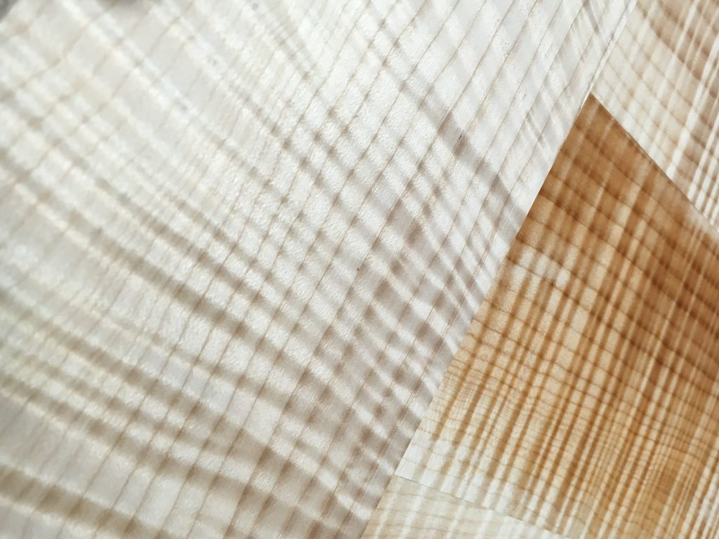 Curly maple board, second example