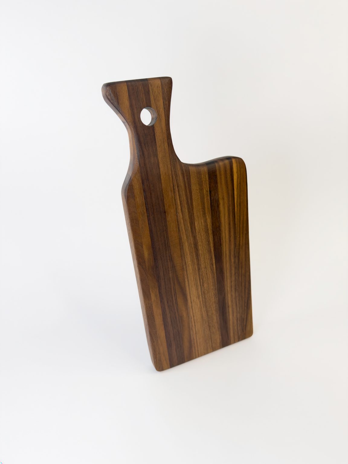 The Everything Board in walnut, alternate angle