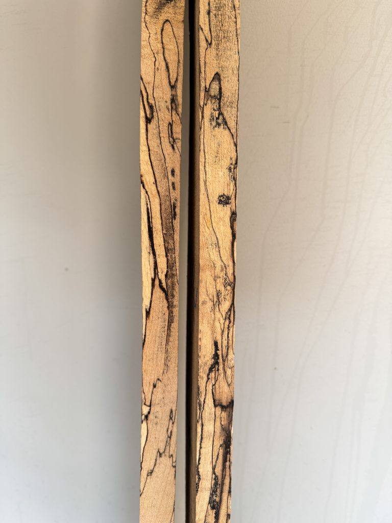 Second spalted maple board edge
